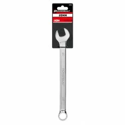 Powerbuilt 20 MM Fully Polished Long Pattern Metric Combination Wrench - 640490 -Powerbuilt Tools Store Online 20mm 03