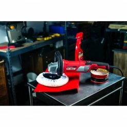 Powerbuilt 7 Inch10 Amp Variable Speed Sander/Polisher with Electronic Speed Control - 240116 -Powerbuilt Tools Store Online 240116 usage 3