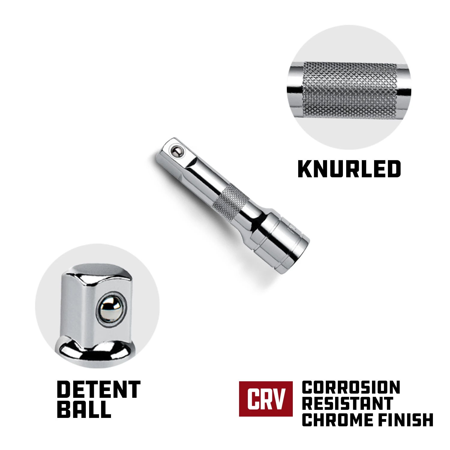 Powerbuilt 1/4 Inch Drive 3 Inch Extension - 640552 3 Powerbuilt 1/4 Inch Drive 3 Inch Extension - 640552 - Image 3