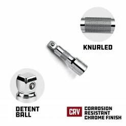 Powerbuilt 3/8 Inch Drive 3 Inch Wobble Extension - 641744 -Powerbuilt Tools Store Online 32020wobble20ext 1