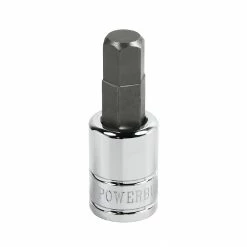 Powerbuilt 3/8-Inch Drive 3/8-Inch Hex Bit Socket - 641400