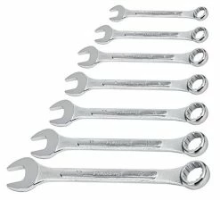 Powerbuilt 640077 Metric Combination Wrench Set 7-Piece