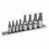 Powerbuilt 642403 Metric Wobble Ball Hex Bit Set 8-Piece