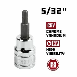 Powerbuilt 3/8-Inch Drive 5/32-Inch Hex Bit Socket - 648430 -Powerbuilt Tools Store Online 5 322020648430 02