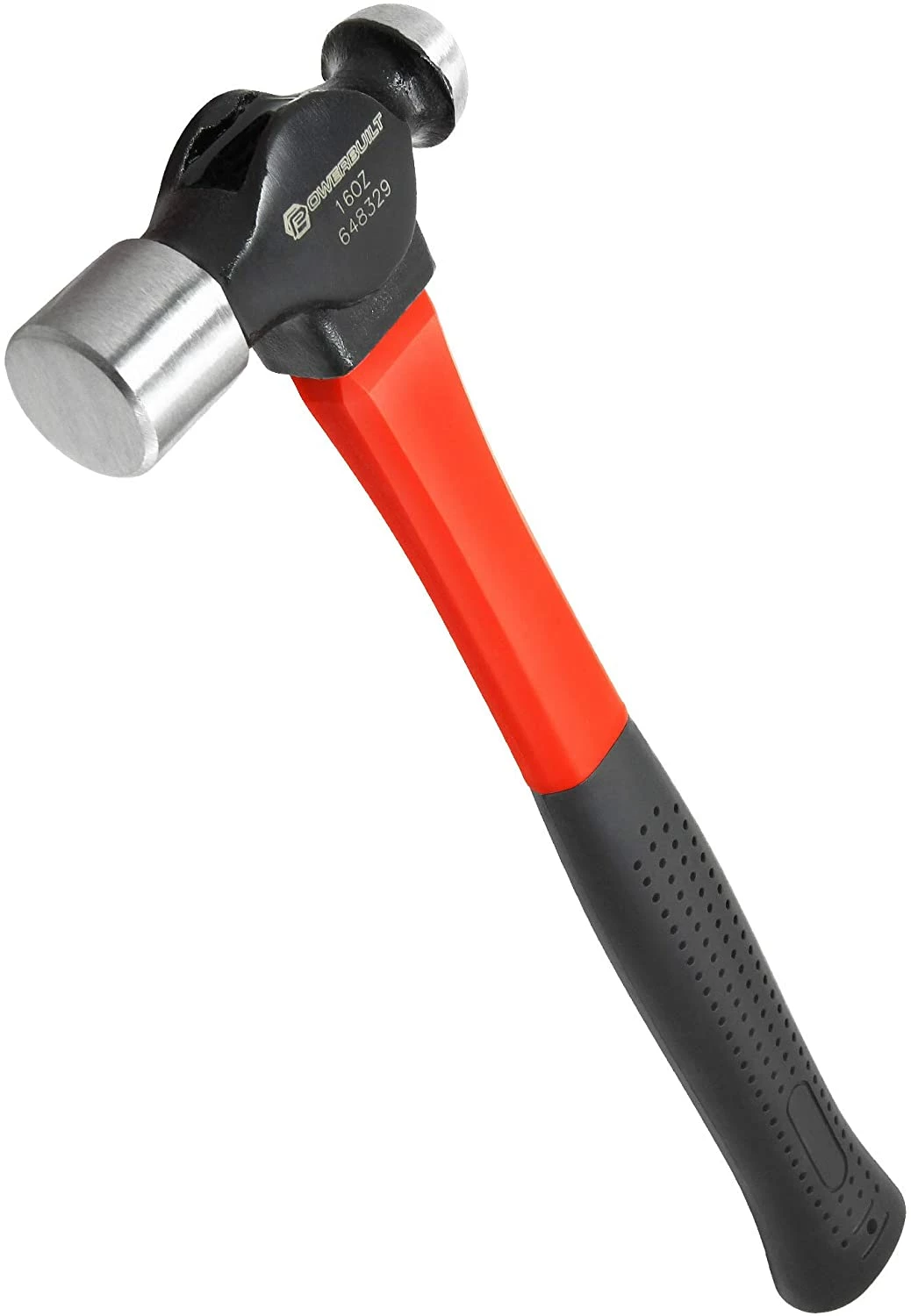 Powerbuilt Alltrade 648329 16oz Ball Peen Hammer with Fg Handle 1 Powerbuilt Alltrade 648329 16oz Ball Peen Hammer with Fg Handle