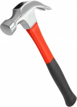 Powerbuilt 640948 16 oz. Claw Hammer with Fiberglass Handle