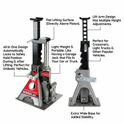 Powerbuilt 2 Ton Pound Unijack Bottle Jack and Jackstand in One - 620470 -Powerbuilt Tools Store Online 620470 02