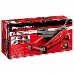 Powerbuilt 3 Ton Garage Jack, Dual Piston Pump Lift Range from 4-3/4" to 18" -Powerbuilt Tools Store Online 620588 07