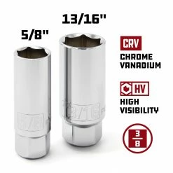 Powerbuilt 4 Pc. 3/8 in. Drive Ratchet and Spark Plug Socket Set - 640057 -Powerbuilt Tools Store Online 640057 04