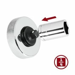 Powerbuilt 1/4 Inch Drive 72 Tooth Finger Ratchet - 640501 -Powerbuilt Tools Store Online 640501 b