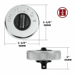 Powerbuilt 1/4 Inch Drive 72 Tooth Finger Ratchet - 640501 -Powerbuilt Tools Store Online 640501 c