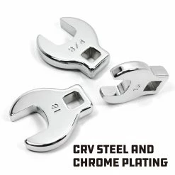 Powerbuilt 10 Piece 3/8 Inch Drive SAE and Metric Crowfoot Wrench Set - 640830 -Powerbuilt Tools Store Online 640830 d