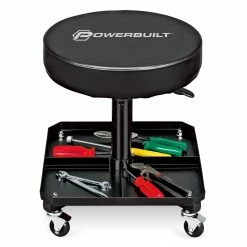 Powerbuilt Rolling Brake Stool - 640834