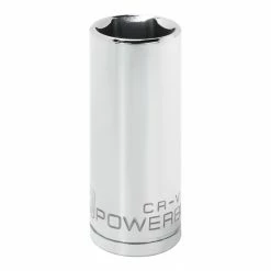 Powerbuilt 1/2 Inch Drive x 23 MM 6 Point Deep Socket - 640838