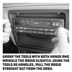 Powerbuilt Radio Removal Wrench - 640921 6 Powerbuilt Radio Removal Wrench - 640921 -Powerbuilt Tools Store Online 640921 03