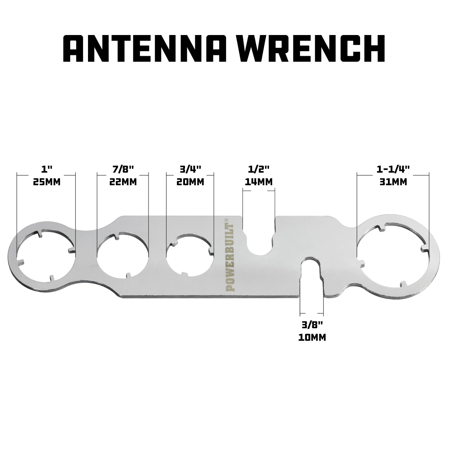 Powerbuilt Antenna Wrench - 640922 2 Powerbuilt Antenna Wrench - 640922 - Image 2