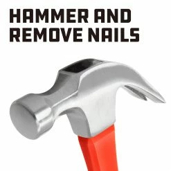 Powerbuilt 16 oz. Claw Hammer With Fiberglass Handle - 640948 -Powerbuilt Tools Store Online 640948 04