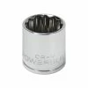 Powerbuilt 3/8 Inch Drive x 13/16 Inch 12 Point Shallow Socket - 641009