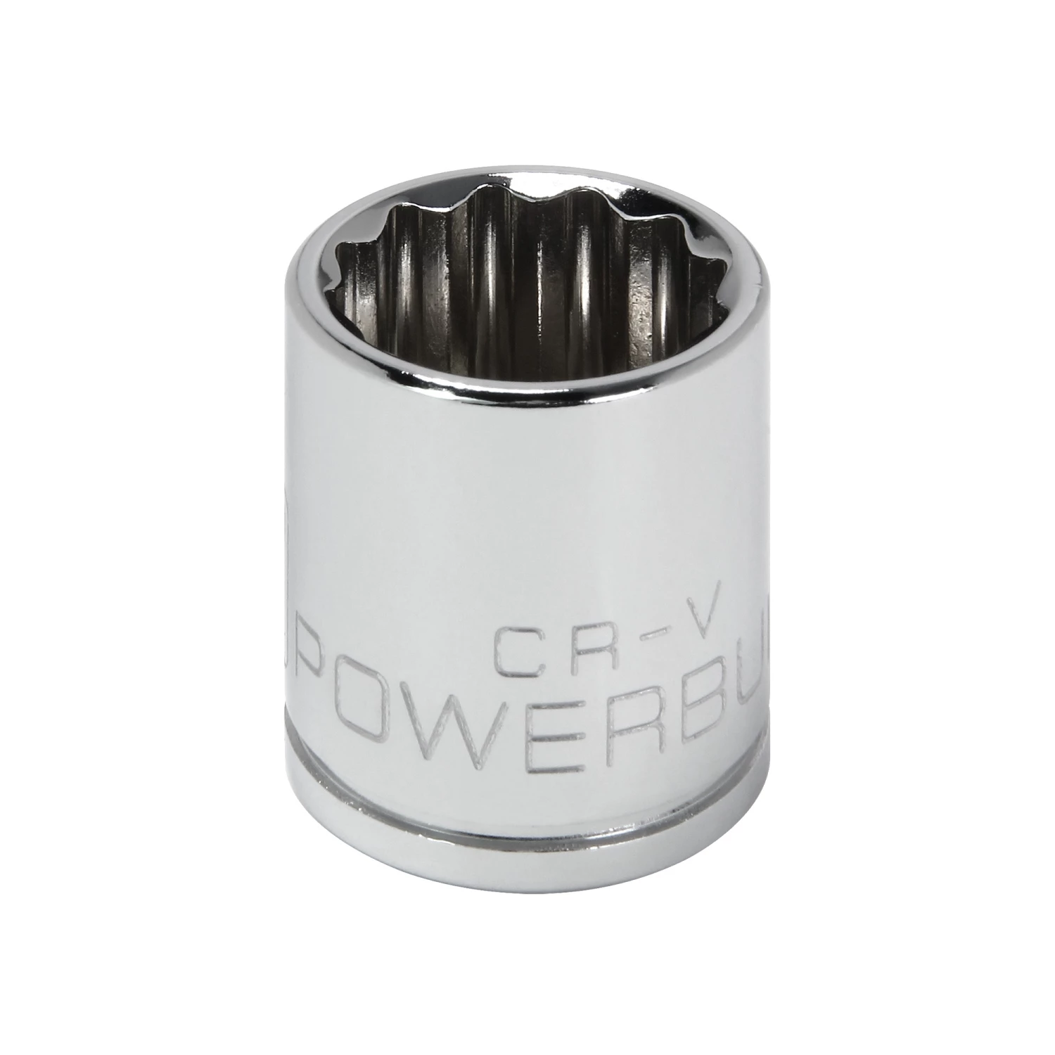 Powerbuilt 3/8 Inch Drive x 17 MM 12 Point Shallow Socket - 641022 1 Powerbuilt 3/8 Inch Drive x 17 MM 12 Point Shallow Socket - 641022
