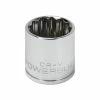 Powerbuilt 3/8 Inch Drive x 21 MM 12 Point Shallow Socket - 641025