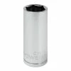 Powerbuilt 3/8 Inch Drive x 3/4 Inch 6 Point Deep Socket - 641206