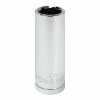 Powerbuilt 3/8 Inch Drive x 15 MM 6 Point Deep Socket - 641215