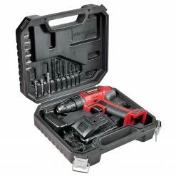 Powerbuilt 20V Lithium-Ion Cordless Drill - 641653 -Powerbuilt Tools Store Online 641653p20open20case201