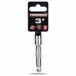 Powerbuilt 3/8 Inch Drive 3 Inch Wobble Extension - 641744 -Powerbuilt Tools Store Online 641744 2