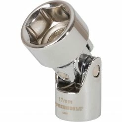 Powerbuilt 3/8" Dr. 17mm 6pt Universal Socket - 641908 -Powerbuilt Tools Store Online 641908v4