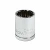 Powerbuilt 1/2 Inch Drive x 7/8 Inch 12 Point Shallow Socket - 642005