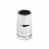 Powerbuilt 1/2 Inch Drive x 14 MM 12 Point Shallow Socket - 642012