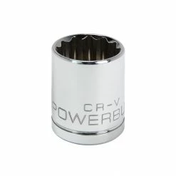 Powerbuilt 1/2 Inch Drive x 23 MM 12 Point Shallow Socket - 642021