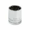 Powerbuilt 1/2 Inch Drive x 26 MM 12 Point Shallow Socket - 642023