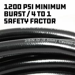 Powerbuilt 25 Foot by 3/8 Inch PVC Air Hose - 642134 -Powerbuilt Tools Store Online 642134 04