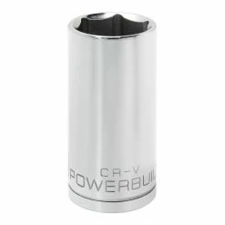 Powerbuilt 1/2 Inch Drive x 1-1/8 Inch 6 Point Deep Socket - 642215