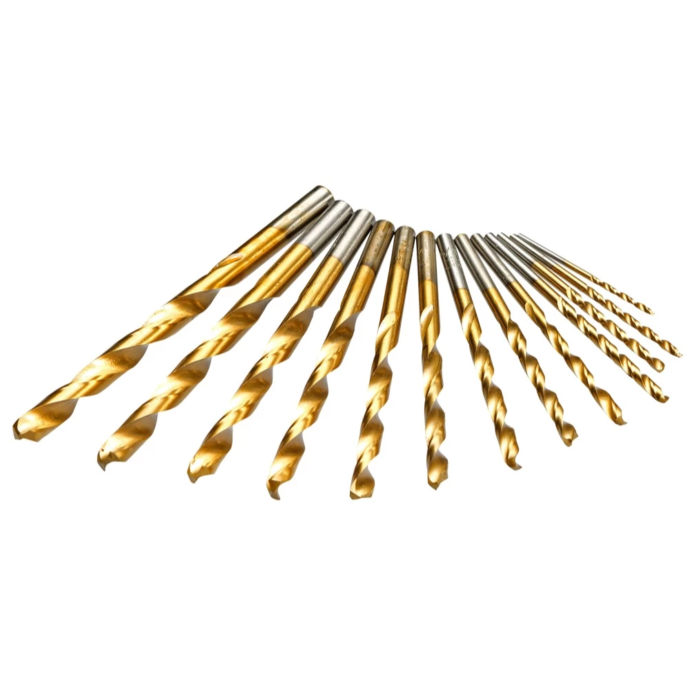 Powerbuilt 13Pc Titanium Drill Bit Set - 642271M 1 Powerbuilt 13Pc Titanium Drill Bit Set - 642271M