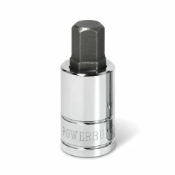 Powerbuilt 1/2 Inch Drive x 1/2 Inch Hex Bit Socket - 642273
