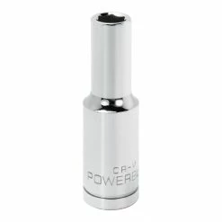 Powerbuilt 1/2 Inch Drive x 3/8 Inch 6 Point Deep Socket - 642324