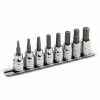 Powerbuilt 8 Piece 3/8 Inch Drive Metric Hex Bit Socket Set - 642405