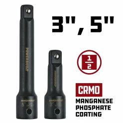 Powerbuilt 2 Pc. 1/2 in. Drive Impact Socket Extension Bar Set - 642410 7 Powerbuilt 2 Pc. 1/2 in. Drive Impact Socket Extension Bar Set - 642410 -Powerbuilt Tools Store Online 642410 1 2dr 35in 02