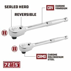 Powerbuilt 80 Pc.1/4 in. & 3/8 in. Dr. SAE & Metric Mechanics Tool Set - 642452 -Powerbuilt Tools Store Online 642452 80pc 03 a