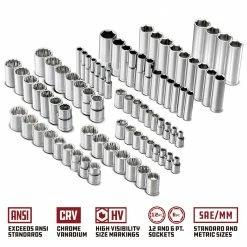 Powerbuilt 200 Piece Master Mechanic's Service Tool Set - 642472 -Powerbuilt Tools Store Online 642472 200pc 05