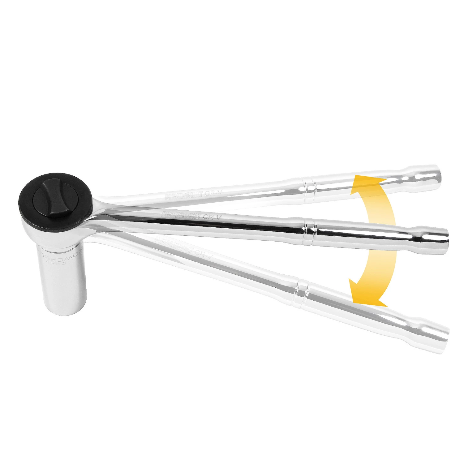 Powerbuilt 1/2 Inch Drive 42 Tooth Spin Disc Ratchet - 642505 4 Powerbuilt 1/2 Inch Drive 42 Tooth Spin Disc Ratchet - 642505 - Image 4