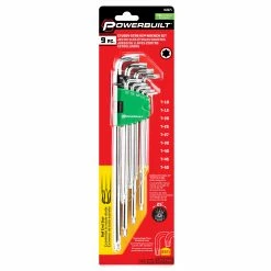 Powerbuilt 9 Piece Stubby Long Arm Ball End Torx Key Wrench Set - 240101 9 Powerbuilt 9 Piece Stubby Long Arm Ball End Torx Key Wrench Set - 240101 -Powerbuilt Tools Store Online 642675 05