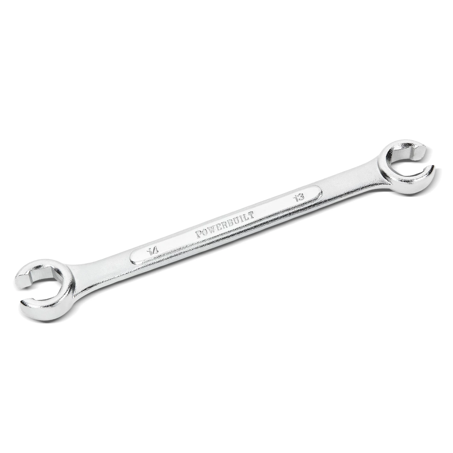 Powerbuilt 13 x 14 MM Metric Flare Nut Wrench - 644038 1 Powerbuilt 13 x 14 MM Metric Flare Nut Wrench - 644038