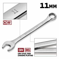Powerbuilt 11 MM Fully Polished Metric Combination Wrench - 644115 -Powerbuilt Tools Store Online 644115 2011mm 02