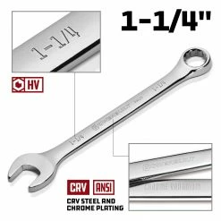 Powerbuilt 1-1/4 Inch Fully Polished SAE Combination Wrench - 644155 -Powerbuilt Tools Store Online 644155 1 1 420 02
