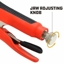 Powerbuilt 5 Inch Curved Jaw Locking Pliers W/ Inj Hndl - 645014 -Powerbuilt Tools Store Online 645014 06