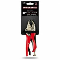 Powerbuilt 5 Inch Curved Jaw Locking Pliers W/ Inj Hndl - 645014 -Powerbuilt Tools Store Online 645014 2 1