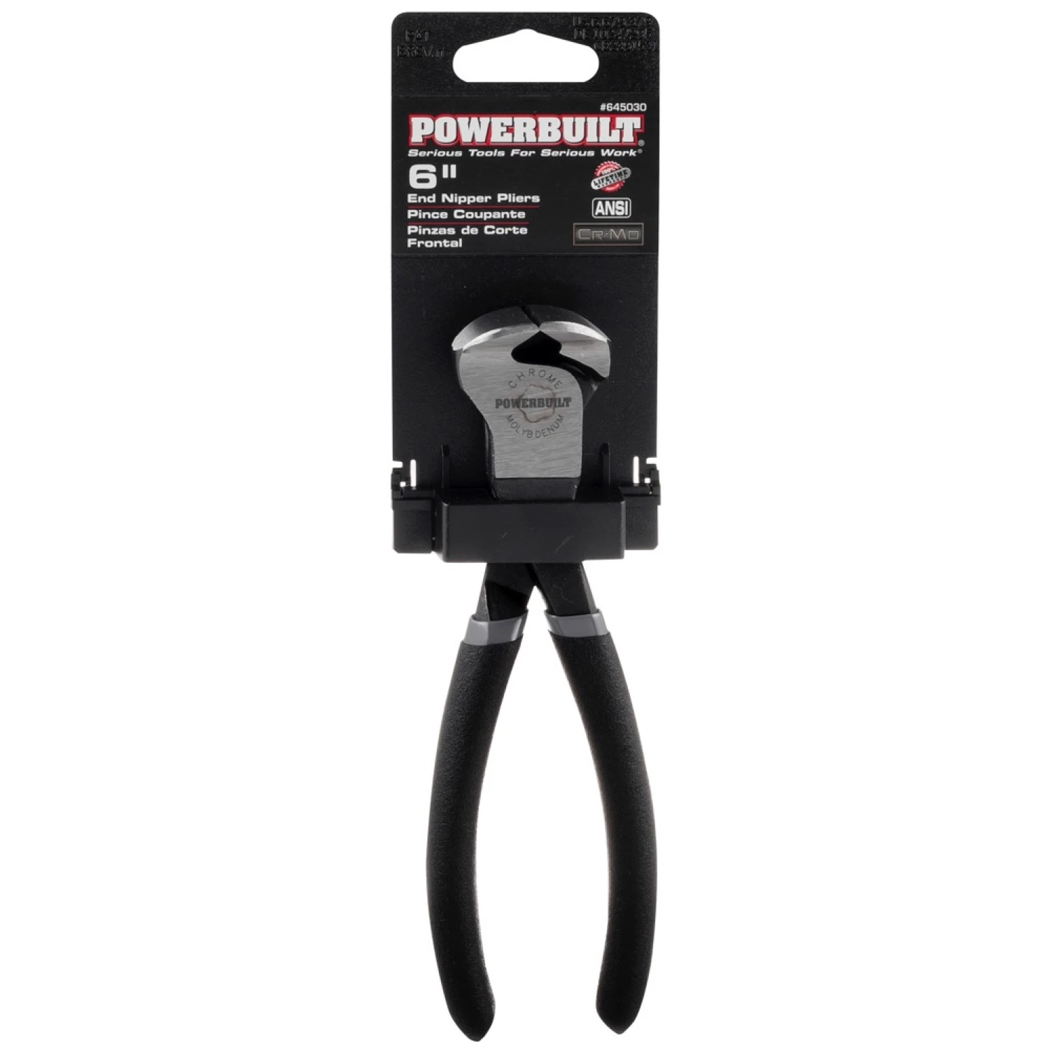 Powerbuilt 6 Inch Pro Tech End Nipper Pliers - 645030 5 Powerbuilt 6 Inch Pro Tech End Nipper Pliers - 645030 - Image 5